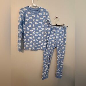 Primary Blue Polar Bear Pajamas